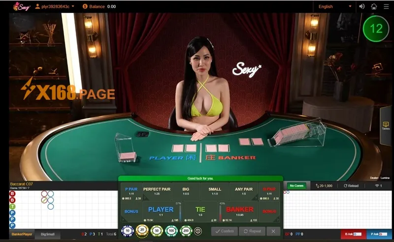dealer live casino x168 